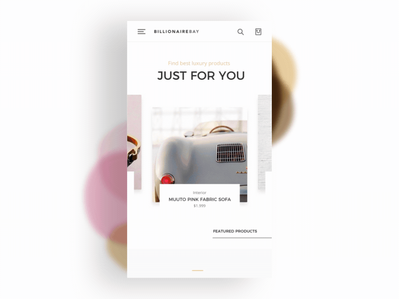 Bbay Mobile agenceme animation clean ecommerce gif minimalist mobile product design ui ux