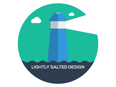 Lightly Salted Design Logo design light lighthouse lightly salted salt salt shaker