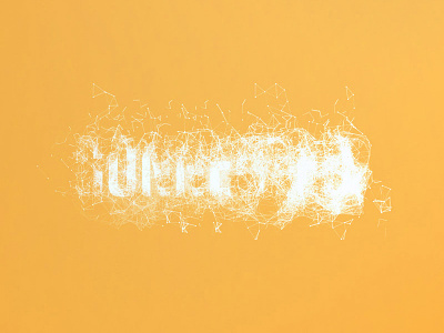 Yippie ki-yay, melonfarmer blown up design interactive john mcclain lettering particles type typography