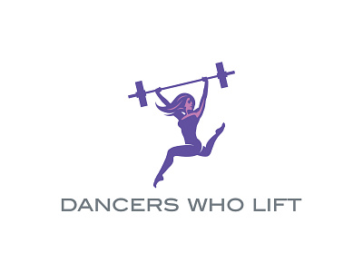 Dancers Who Lift advertising athletic athletic logo athletics brand identity branding dance dancers fitness graphic design health lifting logo logo design movement new york city nyc vector vector art