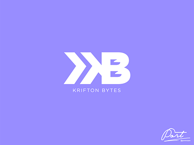 Krifton Bytes branding icon illustrator logo logodesign logotype portnizam ui vector