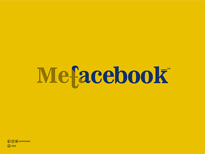 Facebook New Name Concept _ Meta branding facebook graphic design illustrator logo logodesign meta portnizam