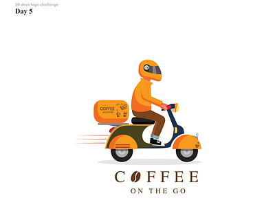 Coffee on the Go abstract adobe illustrator branding esports logo illustration illustrator logo logodesign portnizam typography