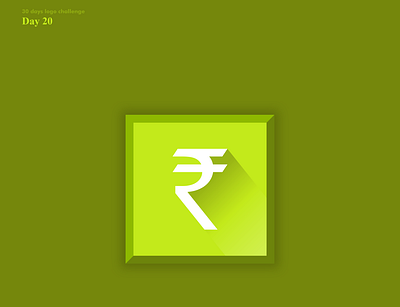 Indian rupee currency adobe illustrator currency icon illustration illustrator indian logo logodesign portnizam symbols vector