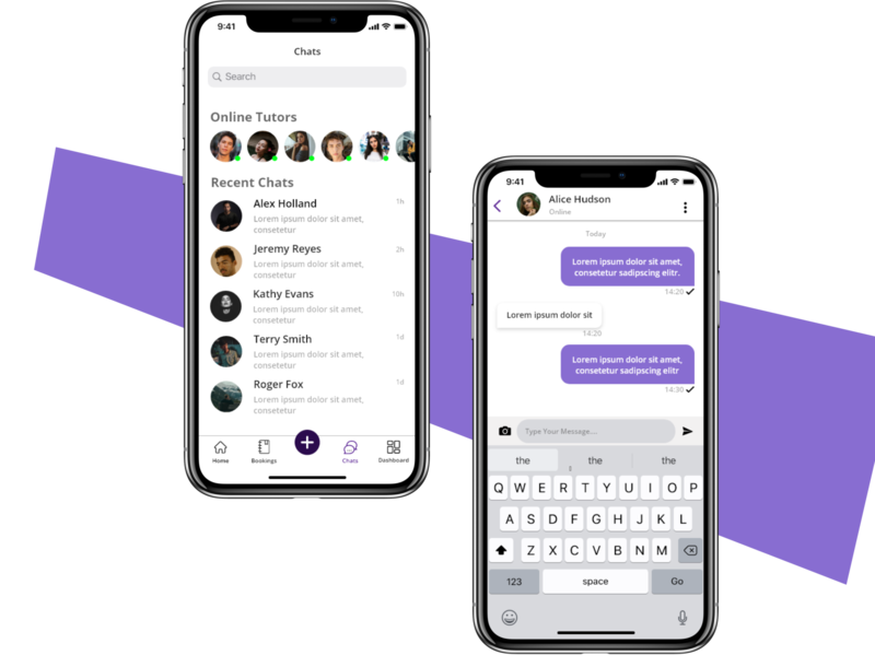 Chat Screen ios app ios app design direct messaging inbox chatting chat. 