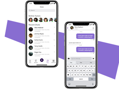 Chat Screen chat chat app chatting design direct messaging inbox ios ios app ios app design ui ux