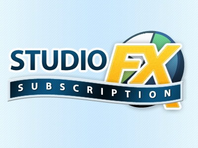 Studio FX Logo - Horizontal Variation design logo texture typography