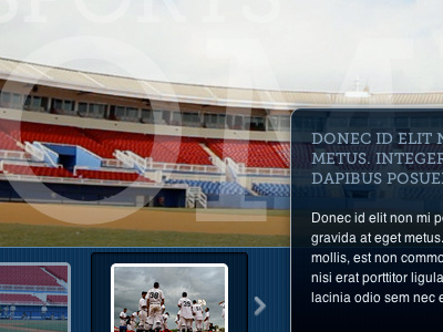 LLS complex page news/detail control baseball blue detail news red sports stadium texture web
