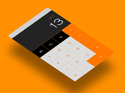 Day 5 of '100 Days of UI' - Calculator calculator dailyui design ui