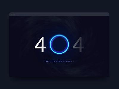 Day 8 of '100 Days of UI' - 404