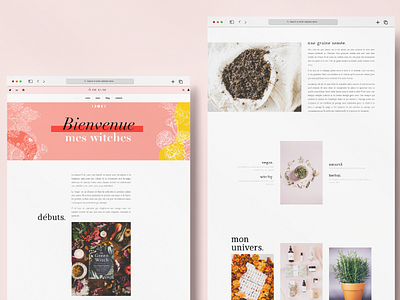 Website for a spiritual brand of self-care products : Ô de Lune graphic design ui ux website website design wordpress