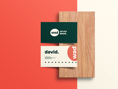 WAD : business cards branding business card graphic design logo we are dood