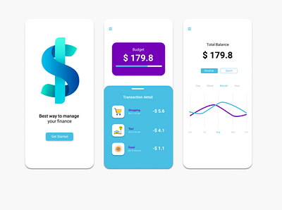 money managing UI app design illustration ui uiux ux