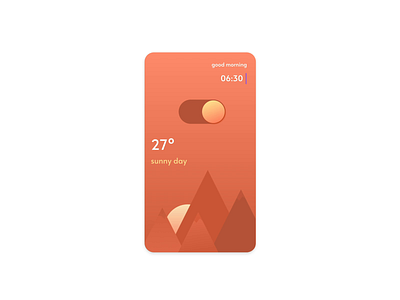 night & day app design design app interface motion switcher ui