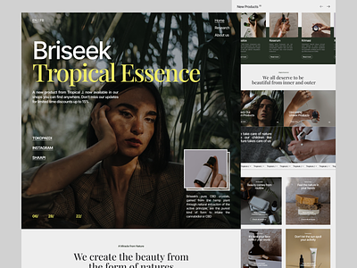 Briseek Skincare - Landing Page