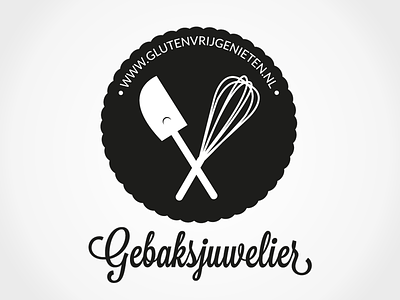 Gebaksjuwelier bakery illustrator logo
