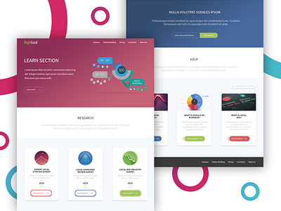 Simple and user friendly web page interface landing page ui ux web