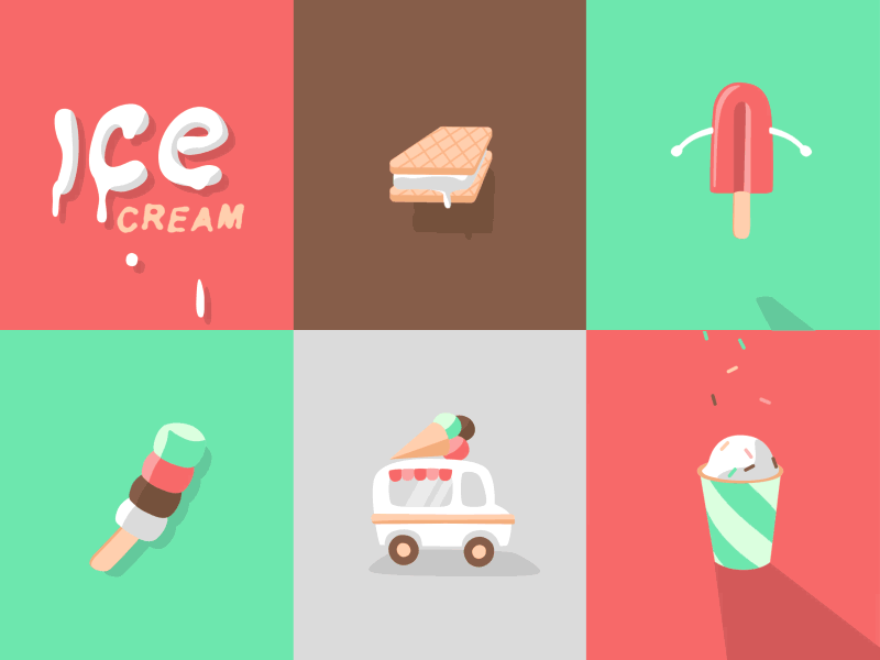 Ice Cream GIF bouncing cream dennis gif hoogstad ice icecream motion truck