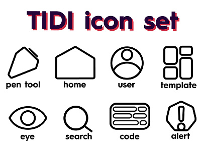 TIDI Icon Set