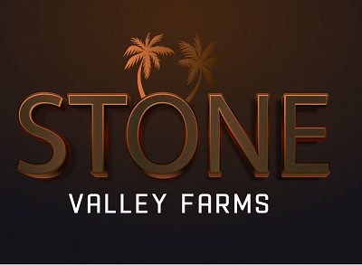 STONE VALLEY FARMS branding design flat icon illustration logo logotype ux vector