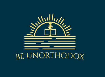 BE UNORTHODOX SUN LOGO DESIGN branding design flat illustrator logo logo design logo maker logotype minimalist modern unique unique design vector