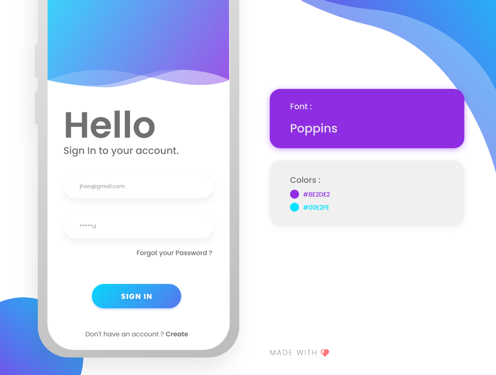 Login Ui Mobile By Rahmat Kurniawan On Dribbble 9864