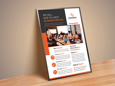 Corporate Flyer Design Template a4 advertisement advertising agency business business flyer clean company corporate corporate flyer creative design flyer flyer bundle graphic design handout leaflet magazine marketing poster