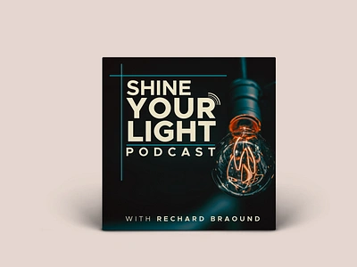 shine your light Podcast cover art audio banner banners blog broadcast broadcasting chrome classic elegant flyer template icon instagram instrument karaoke label media metal music event nightclub podcast