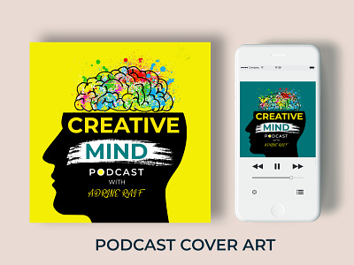 creative Mind Podcast Cover Art - Album Cover Design