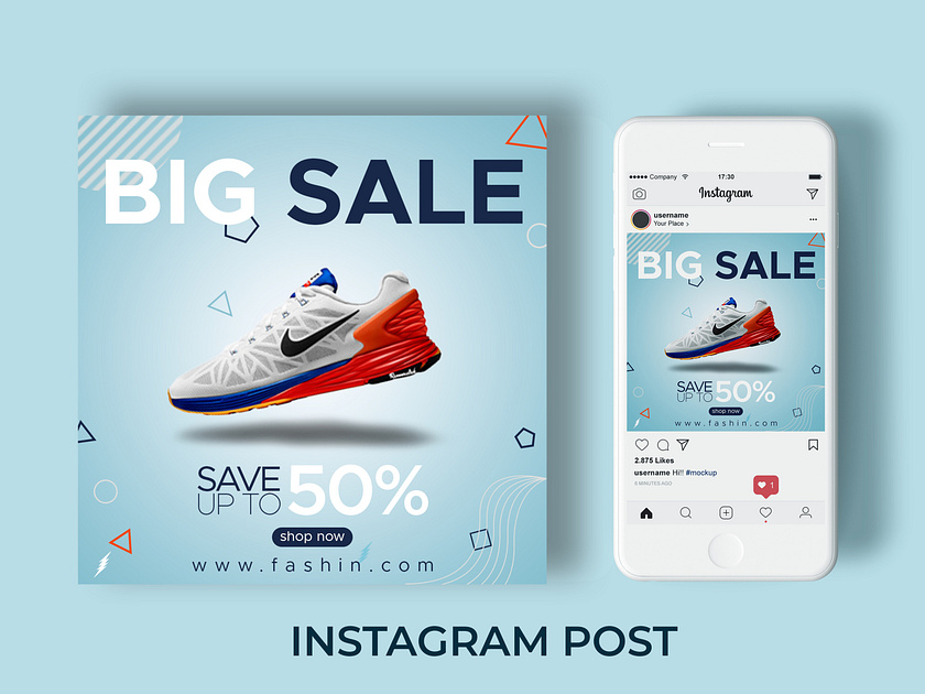 Big Sale Social Media Banner - Instagram post Design by ar_design on ...
