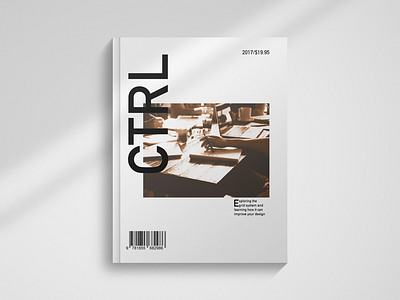 CTRL Magazine 2017 design freelance graphic design grid layout logo magazine type typography