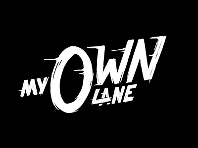 My Own Lane clothing brand logo branding clothing brand design handmade logo