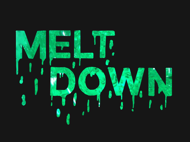 Meltdown logo by Anthony Gomez on Dribbble