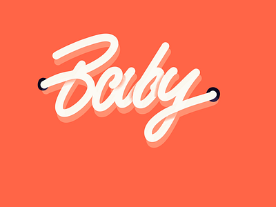 Baby branding design goodtype lettering logo sketch type typematters