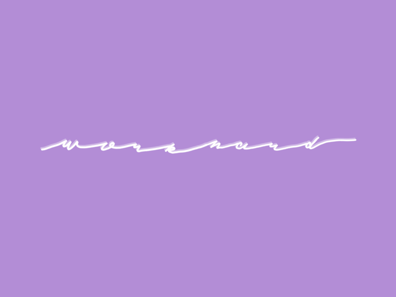Work Hard In A Single line graphicdesign type typography design brand branding lettering logo