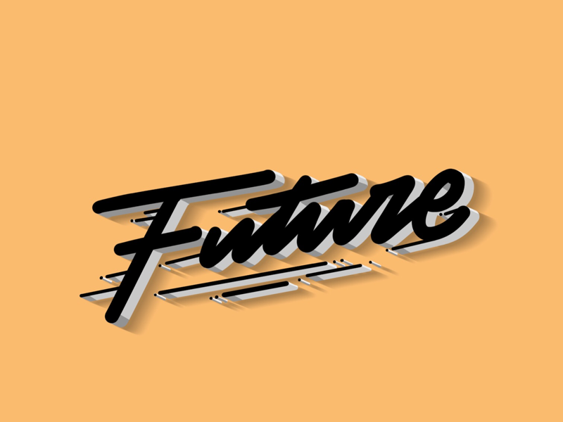 Into The Future typography design logo branding goodtype type typematters