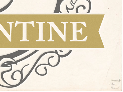 'tine antique flourish identity logo old fashioned vintage