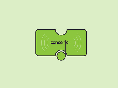 Concerto App Icon Logo Design