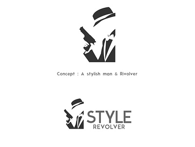 Style Revolver Clothing Brand Fashion Logo Design art branding clothing brand logo fashion brand fashion logo icon illustration logo logo design logodesign merchandise vector