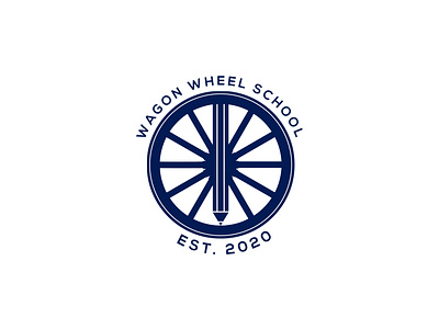 Wagon Wheel Education Logo Design