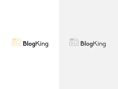 Blog King Blogger/ Personal blog Monogram Logo Design awesome logo best logo blog logo blogger branding logo logo design logodesign minimal minimalist logo modern logo modernism monogram logo typography