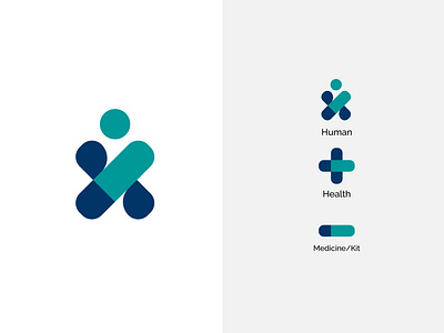 Medical/ Medicine Iconic Logo Design Concept