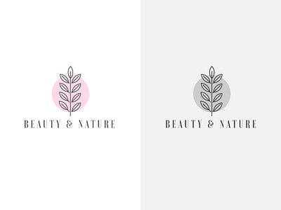 Beauty & Nature Organic Logo Design