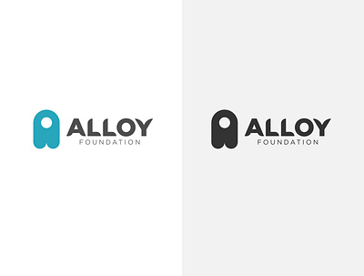 Alloy Foundation Monogram Logo Design a logo best logo branding flat icon lettermark logo concept logo design logodesign logotype minimal typography