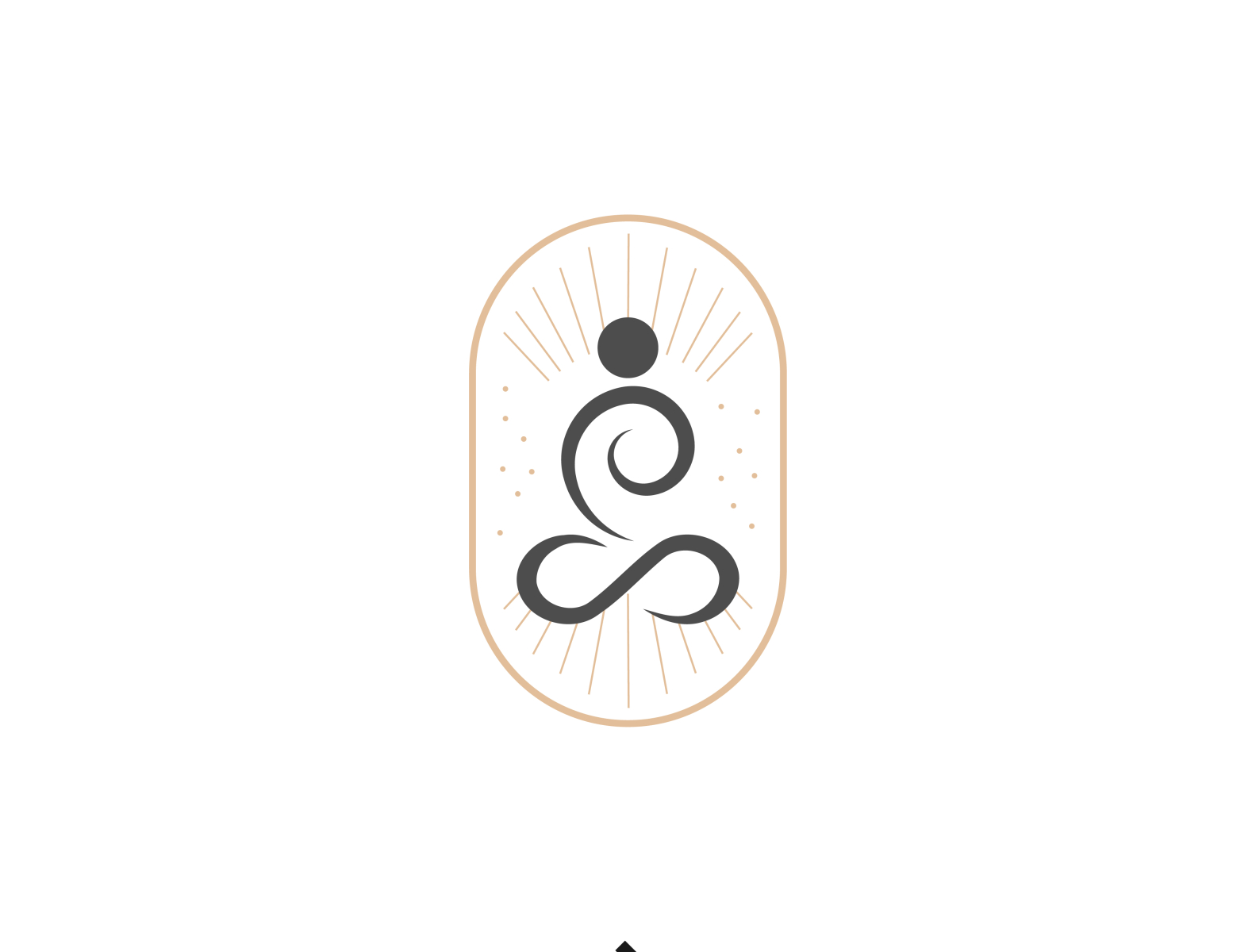 Spiritual Logo Design By Ferdous Hasan - Logo Drape On Dribbble