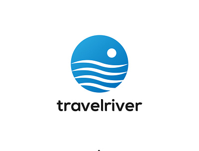Travel River Minimal Flat logo design awesome logo branding flat icon logo logo design logodesign minimal minimalist logo modern logo