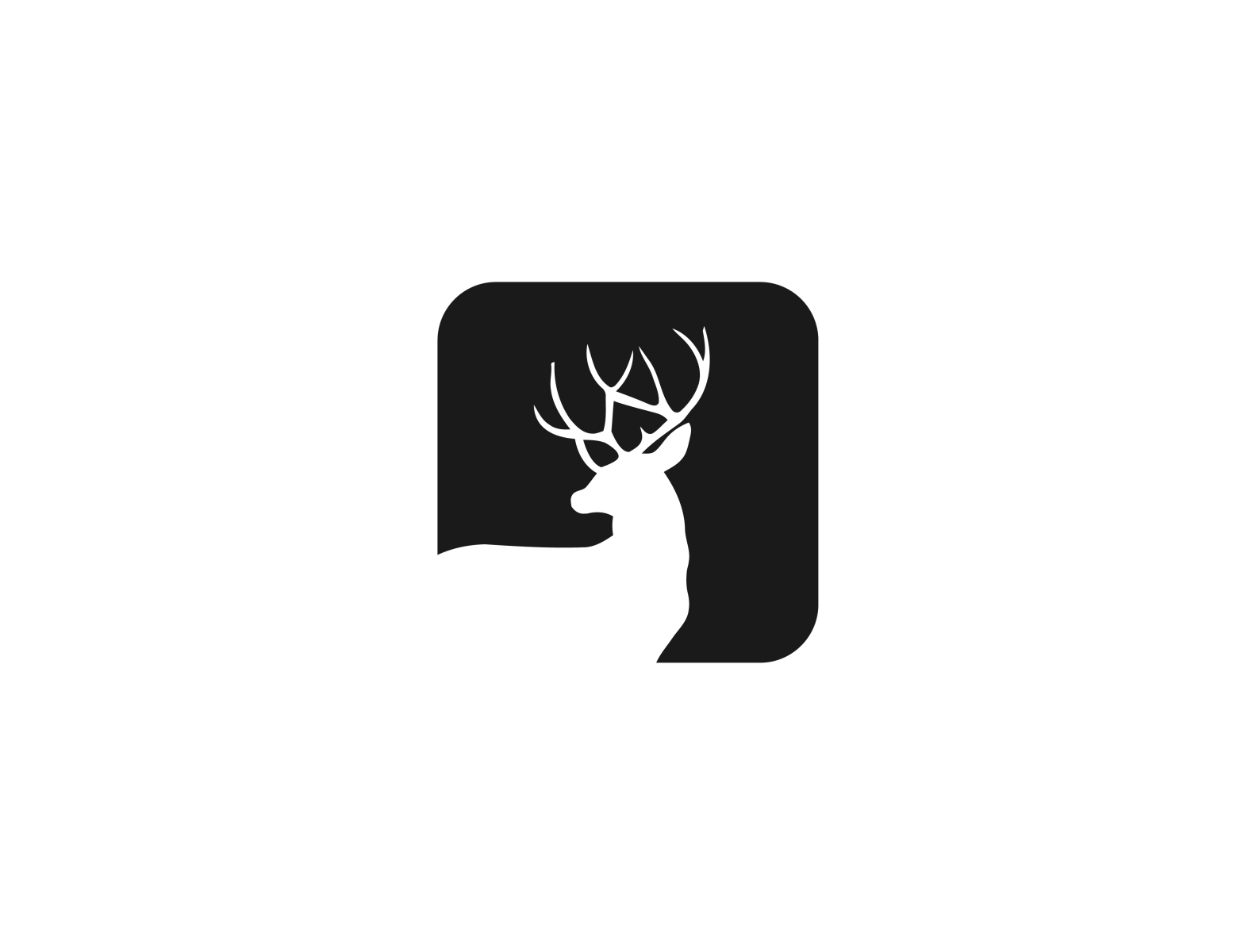 Flat Negative Space Logo Design by Ferdous Hasan - Logo Drape on Dribbble