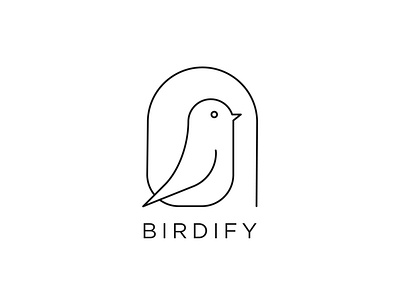 Line Art Bird Logo Design bird logo branding flat illustration line art lineart logo logo design logodesign minimal minimalist logo vector