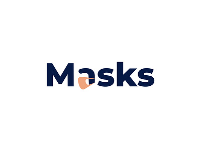 Masks Typography Logo Design branding flat icon logo logo design logodesign minimal minimalist logo modern logo typography