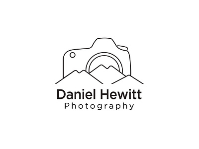 Photography Line Art Logo Design